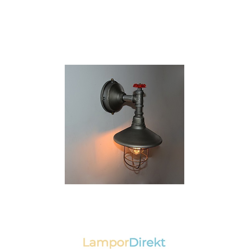 Ny Retro Loft Vintage Industrial Edison Vägglampa Pendellampa Armatur