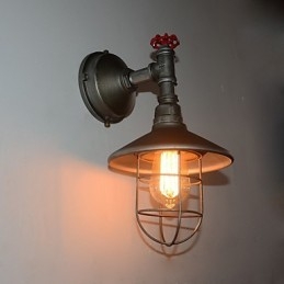 Ny Retro Loft Vintage Industrial Edison Vägglampa Pendellampa Armatur