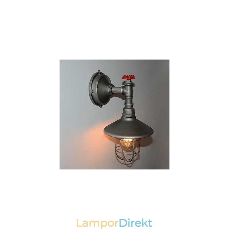 Ny Retro Loft Vintage Industrial Edison Vägglampa Pendellampa Armatur