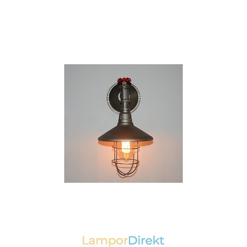 Ny Retro Loft Vintage Industrial Edison Vägglampa Pendellampa Armatur