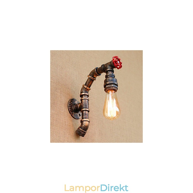 Rustik Lodge Antik Mässing Funktion För Ambient Light Wall Sconces Wall Light