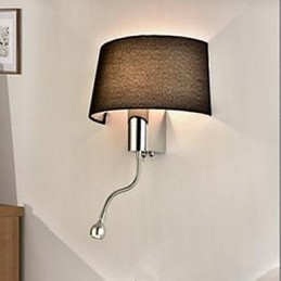 Hotellrummet Sovrum Gången Tyglampa Sänglampa Med Amerikansk Sänglampa Switch