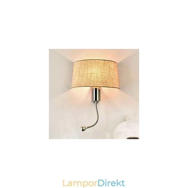 Hotellrummet Sovrum Gången Tyglampa Sänglampa Med Amerikansk Sänglampa Switch