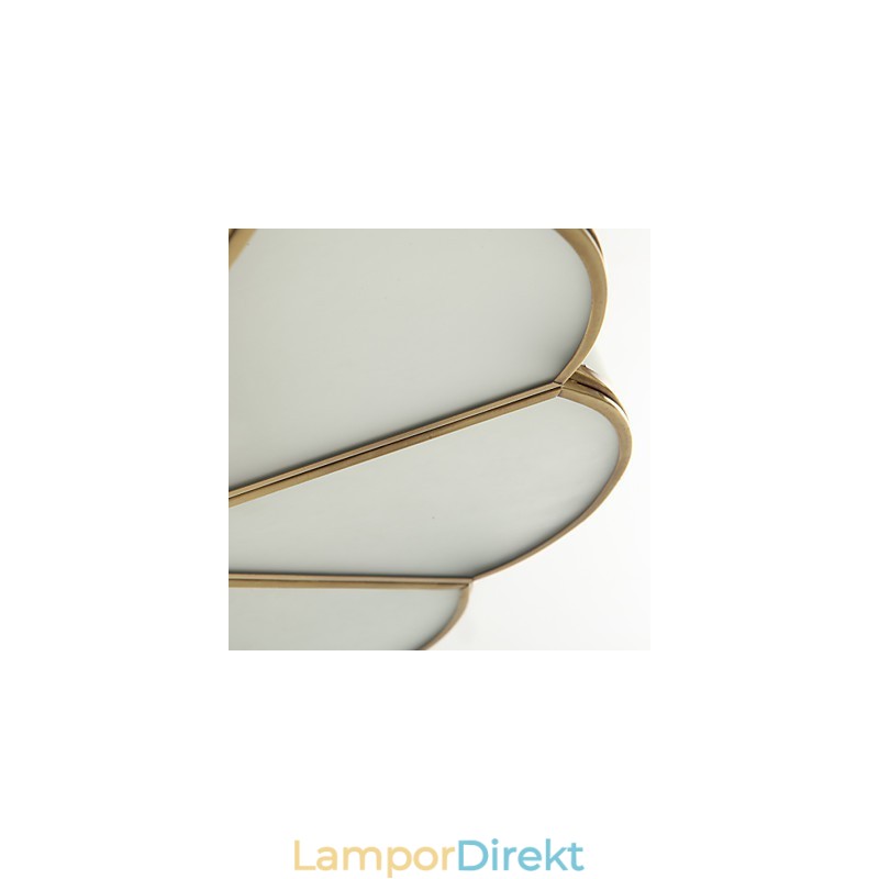 Traditionell Klassisk Rustik Lodge Mässing Metall Flush Mount
