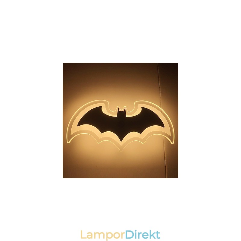 Modern Akryl Fladdermus Vägglampa Sänglampa Vägglampor Korridor Lightsv