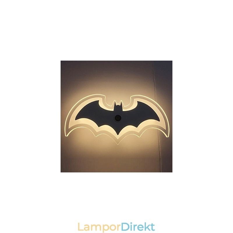 Modern Akryl Fladdermus Vägglampa Sänglampa Vägglampor Korridor Lightsv