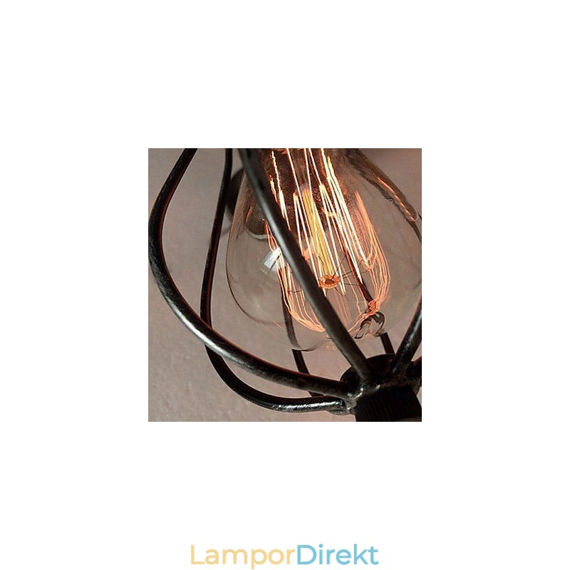 Vintage Mini Style Målning Metal Flush Mount