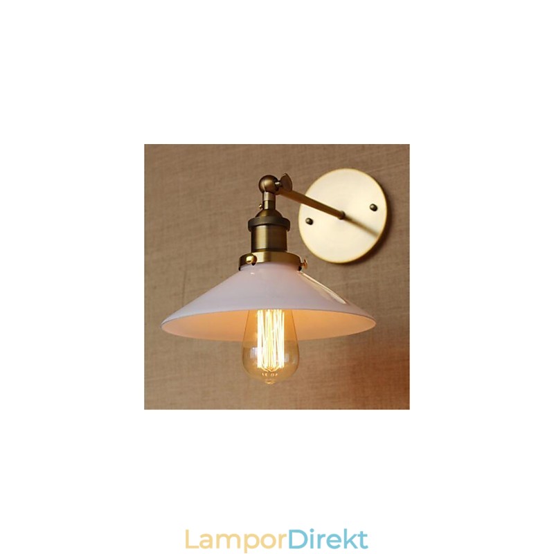 Modern Och Modern Country Retro Antik Mässing Funktion För Mini Style Ambient Väggbelysning