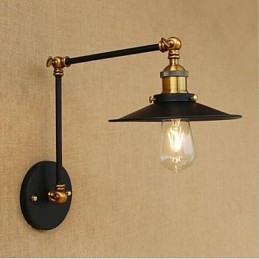 Rustik Lodge Country Retro Målning Funktion För Mini Style Swing Arm Ambient Light Swing