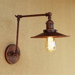 Rustik Lodge Country Retro Målning Funktion För Mini Style Swing Arm Ambient Light Swing