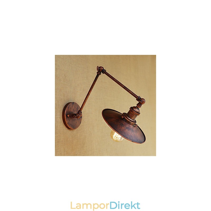 Rustik Lodge Country Retro Målning Funktion För Mini Style Swing Arm Ambient Light Swing