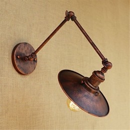 Rustik Lodge Country Retro Målning Funktion För Mini Style Swing Arm Ambient Light Swing