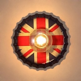 Traditionell Klassisk Rustik Lodge Country Målning Funktion För Mini Style Ambient Light Vägglampor Vägglampor