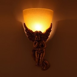 Modern Och Modern Traditionell Klassisk Rustik Lodge-Målningsfunktion För Mini Style Ambient Light