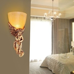 Modern Och Modern Traditionell Klassisk Rustik Lodge-Målningsfunktion För Mini Style Ambient Light