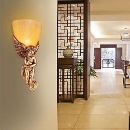 Modern Och Modern Traditionell Klassisk Rustik Lodge-Målningsfunktion För Mini Style Ambient Light