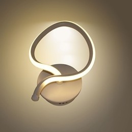 Modern Minimalistisk Vägglampa Sängbord Creative Corridor Lamp Aluminium Belysning