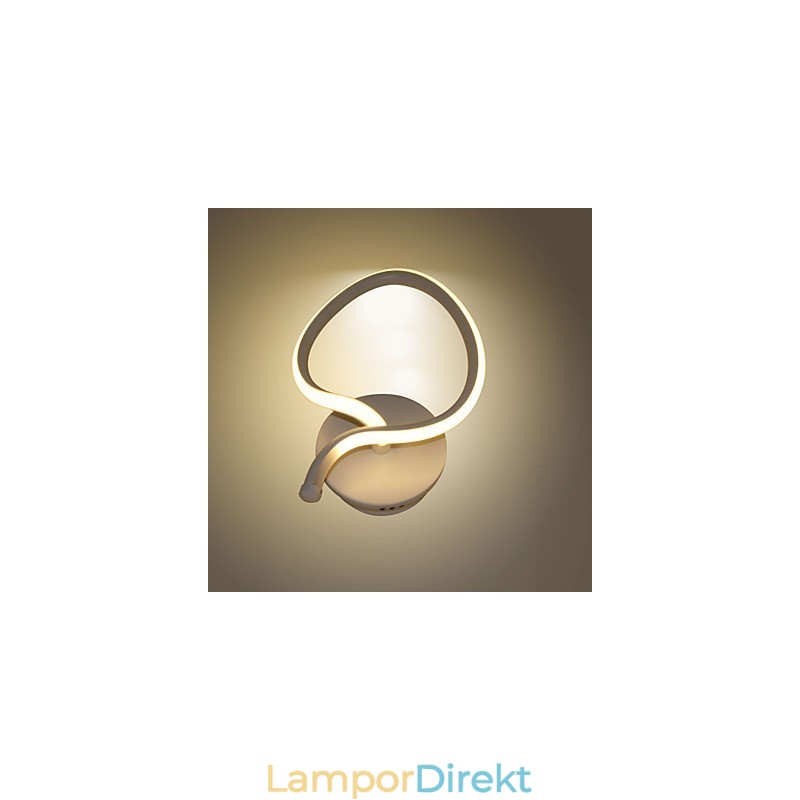 Modern Minimalistisk Vägglampa Sängbord Creative Corridor Lamp Aluminium Belysning