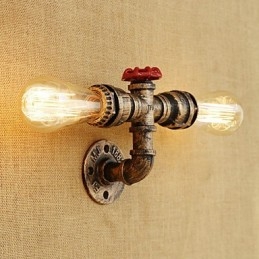 Country Retro Painting Feature För Mini Style Ambient Light Wall Sconces Wall Light