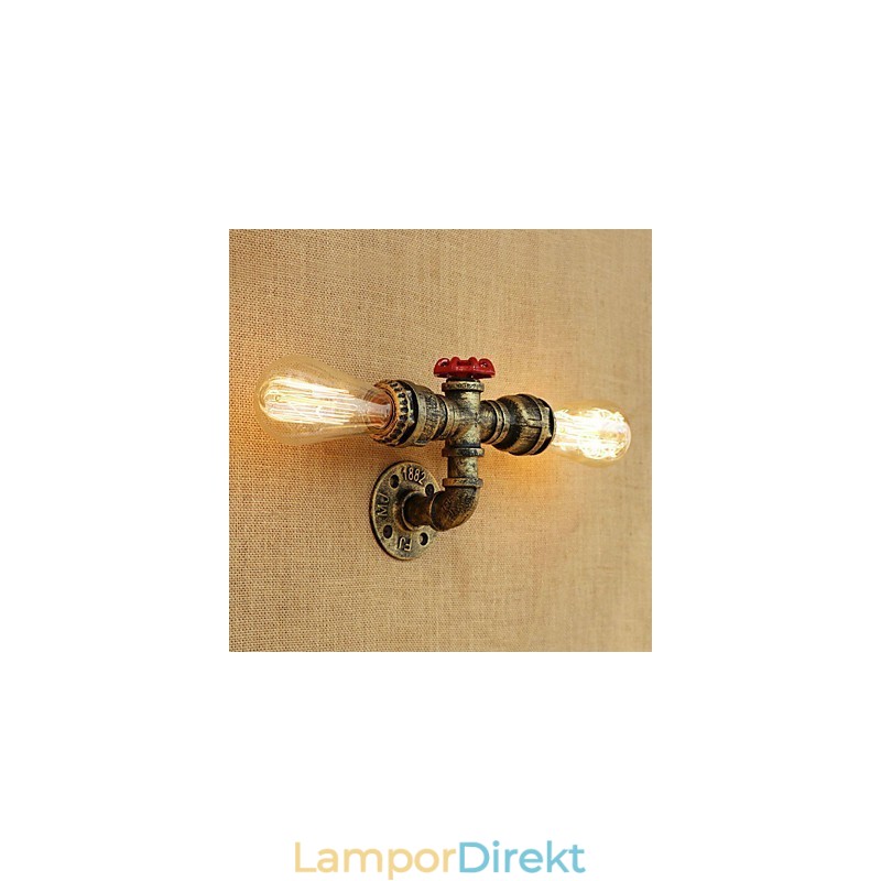 Country Retro Painting Feature För Mini Style Ambient Light Wall Sconces Wall Light
