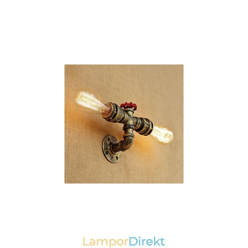 Country Retro Painting Feature För Mini Style Ambient Light Wall Sconces Wall Light