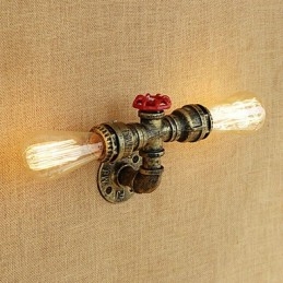 Country Retro Painting Feature För Mini Style Ambient Light Wall Sconces Wall Light