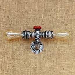 Country Retro Painting Feature För Mini Style Ambient Light Wall Sconces Wall Light