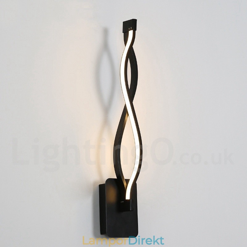 Modern Minimalistisk Vägglampa Vardagsrum Hall Hall Trappor Ljus Sänglampa
