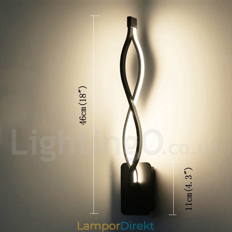 Modern Minimalistisk Vägglampa Vardagsrum Hall Hall Trappor Ljus Sänglampa
