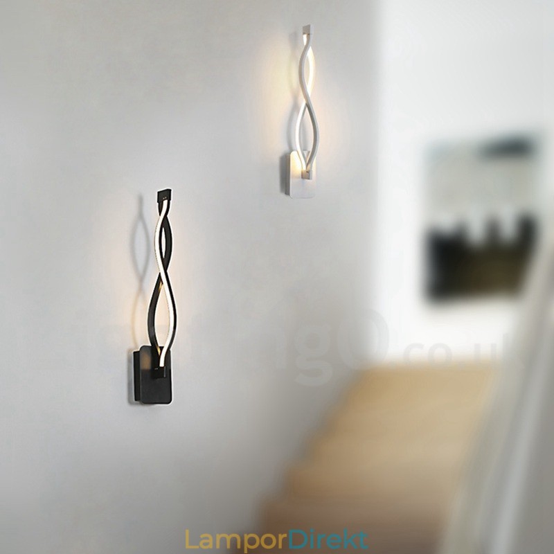 Modern Minimalistisk Vägglampa Vardagsrum Hall Hall Trappor Ljus Sänglampa