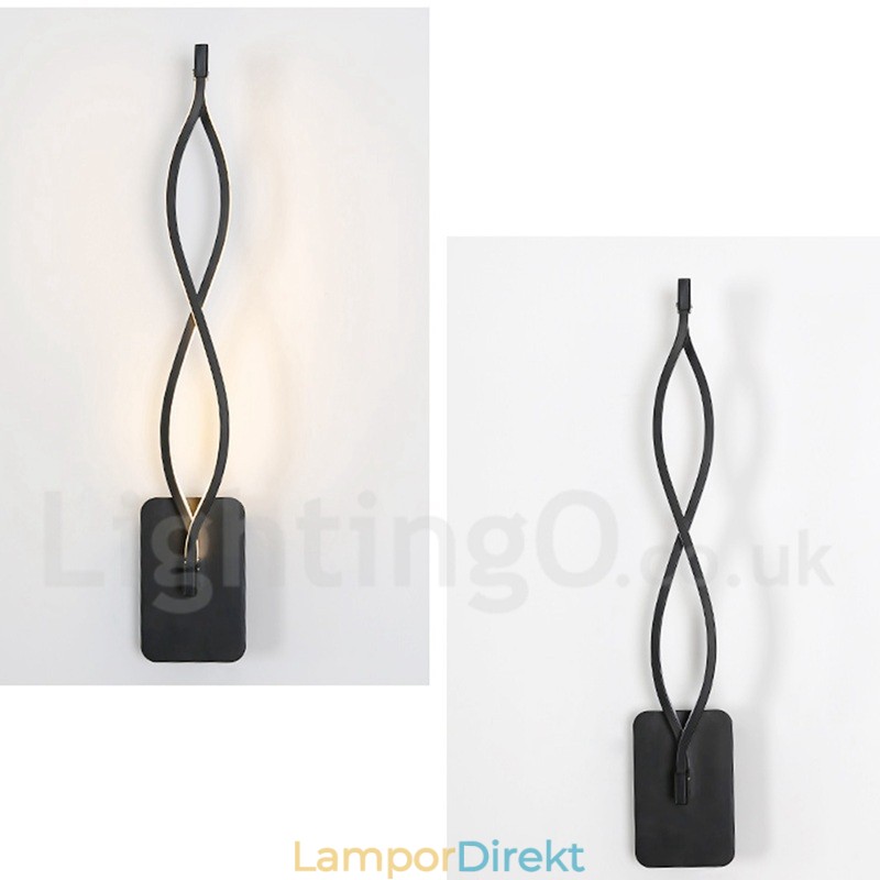 Modern Minimalistisk Vägglampa Vardagsrum Hall Hall Trappor Ljus Sänglampa