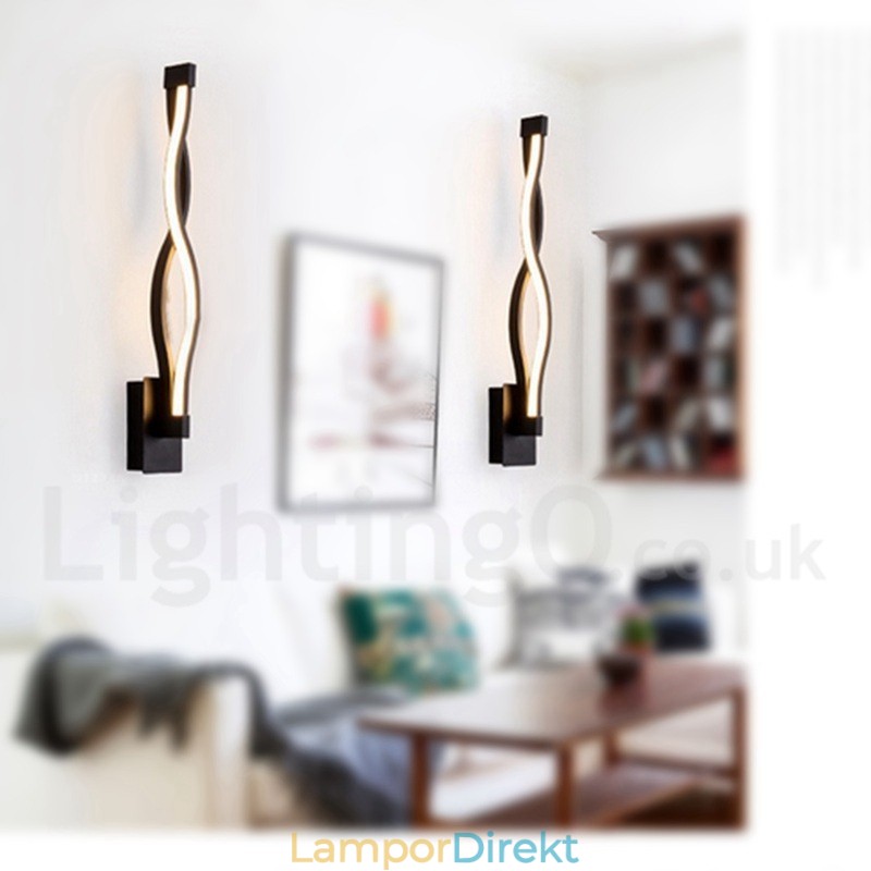 Modern Minimalistisk Vägglampa Vardagsrum Hall Hall Trappor Ljus Sänglampa