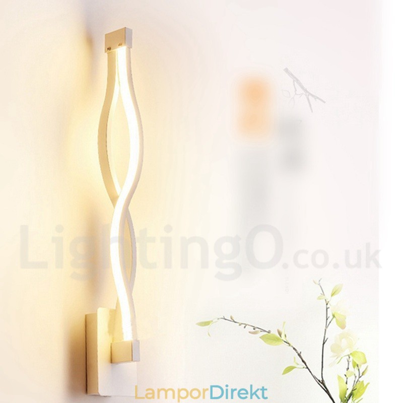 Modern Minimalistisk Vägglampa Vardagsrum Hall Hall Trappor Ljus Sänglampa