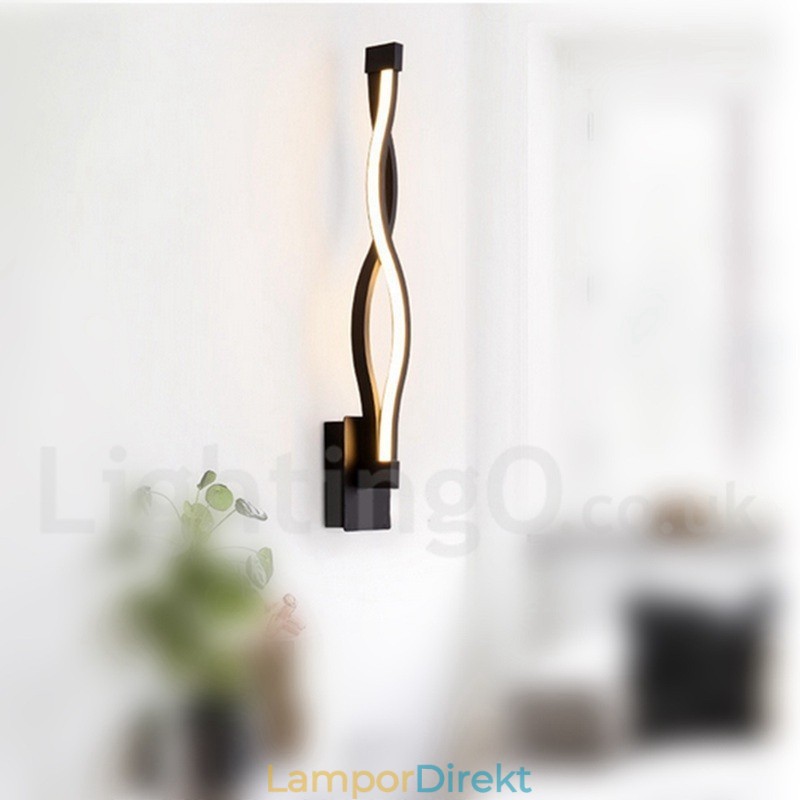 Modern Minimalistisk Vägglampa Vardagsrum Hall Hall Trappor Ljus Sänglampa