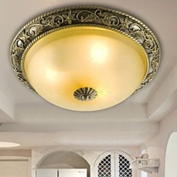 Flush Mount Mini Style Traditionell Klassisk Resin