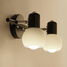 Rustic Lodge Galvaniserad Funktion För Downlight Badrumsbelysning Vägglampa