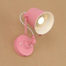 Country Retro Målning Funktion Justerbar För Svängarm Ögonskydd Downlight Vägglampor Vägglampa