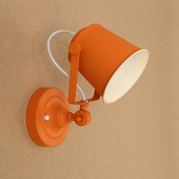 Country Retro Målning Funktion Justerbar För Svängarm Ögonskydd Downlight Vägglampor Vägglampa