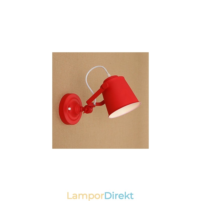 Country Retro Målning Funktion Justerbar För Svängarm Ögonskydd Downlight Vägglampor Vägglampa