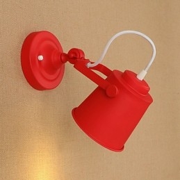 Country Retro Målning Funktion Justerbar För Svängarm Ögonskydd Downlight Vägglampor Vägglampa