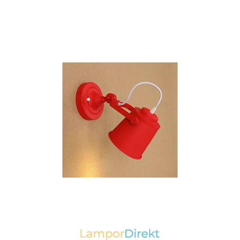 Country Retro Målning Funktion Justerbar För Svängarm Ögonskydd Downlight Vägglampor Vägglampa