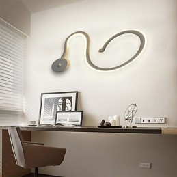 Modern Minimalistisk Sovrum Sänglampa Kreativ Studio Vardagsrum Väggljus Gångtrappa Vägglampa