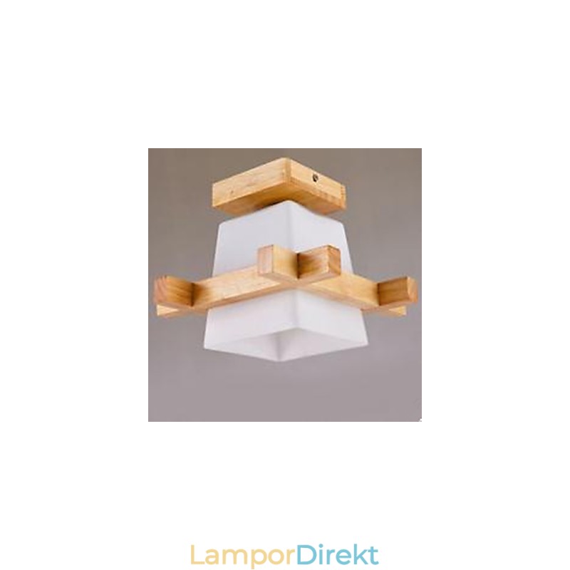 Modern Kinesisk Lampa Vardagsrum Sovrum Veranda Lampa Av Veranda Lampa Trä Konst