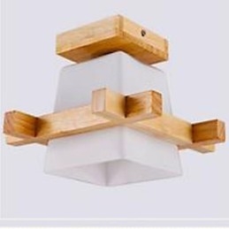 Modern Kinesisk Lampa Vardagsrum Sovrum Veranda Lampa Av Veranda Lampa Trä Konst