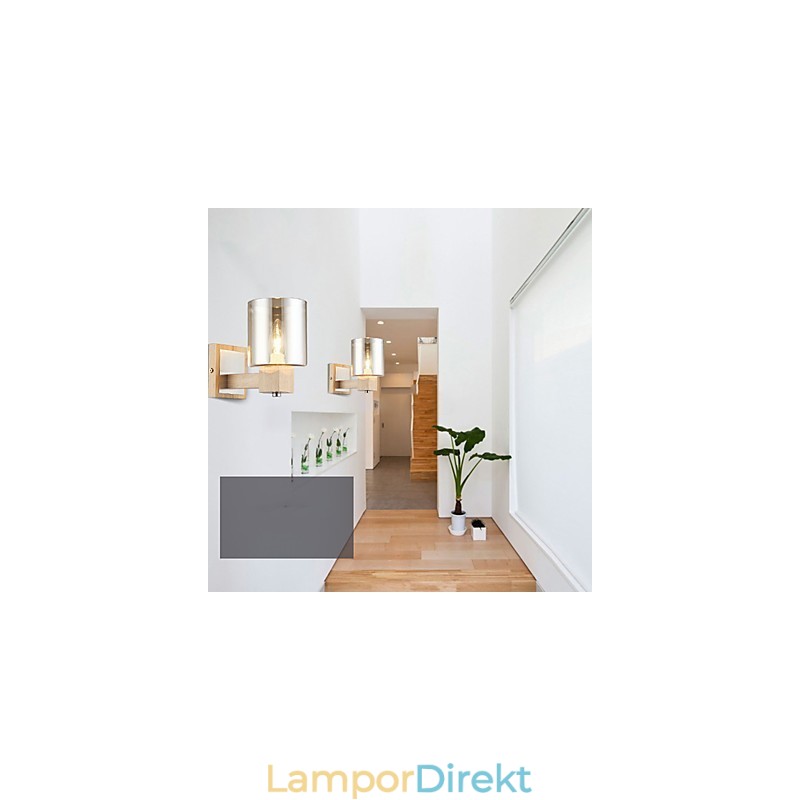 Modern Och Modern Svartoxidfinishfunktion För Uplight-Vägglampor För Vägglampor