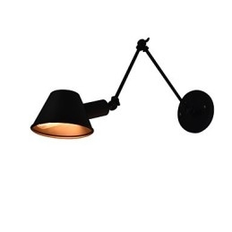 Vägglampa Vägglampor Väggjärn Vägglampa Stum Svart Ljussabel Lampa På Vägg