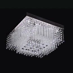 Taklampa Crystal Luxury Modern Living 16 Lampor