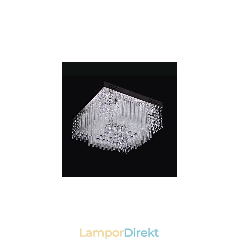 Taklampa Crystal Luxury Modern Living 16 Lampor