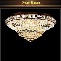 Modern Lyx Crystal Takljus Absorbera Kupolljus Diameter 60Cm