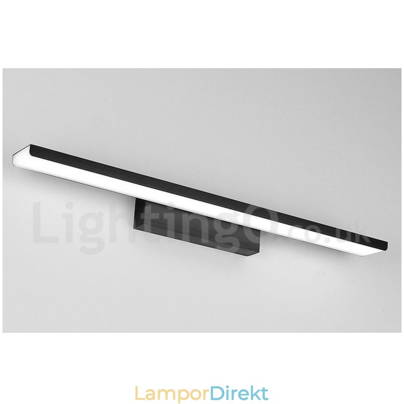 Ipmirror Lamp Badrumsbelysning Aluminiummaterial Och Akrylvägglampor Makeup Lighting